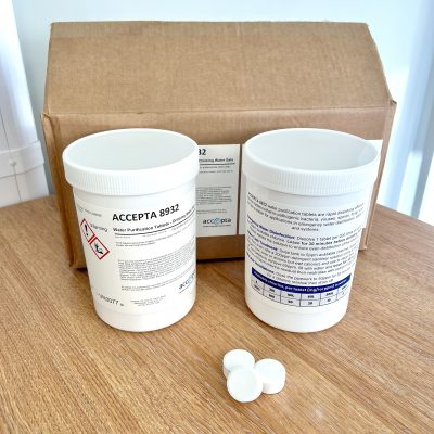 Accepta 8932 - Drinking Water Safe Effervescent Chlorine Tablets